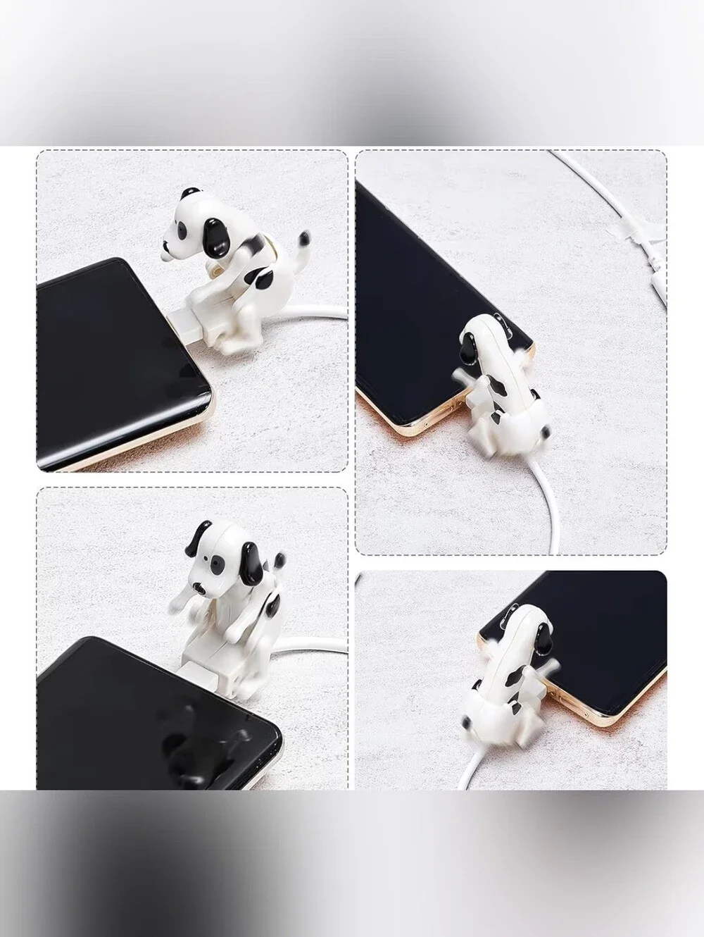 Dog Humping Phone Charger! White Orange Or Blue Usb-c